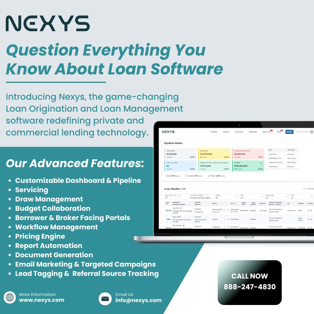 Why Integrate Nexys' Origination Software Into Your Loan Origination System (LOS)